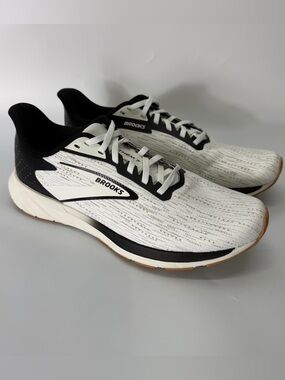 Brooks Anthem 7 Men's Size 9.5 White/Black/Tan Running Shoes